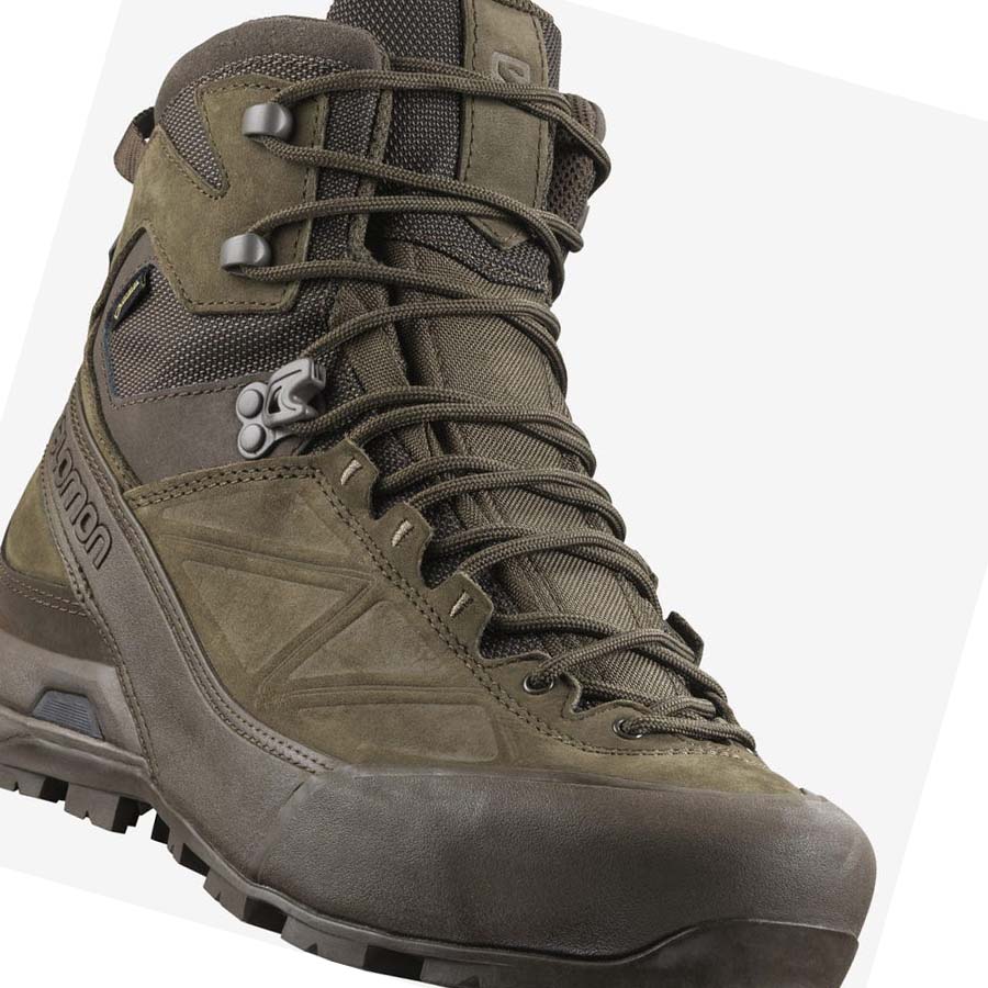 Salomon X ALP GORE-TEX FORCES Csizma Férfi Barna | HU 2261PJJ